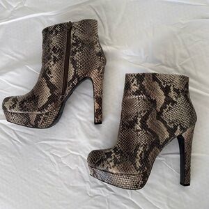 Snake Platform Booties